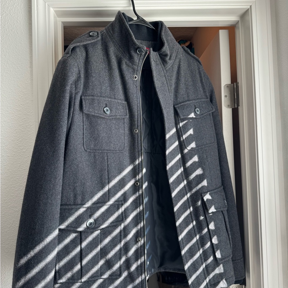 Merona Charcoal Military Field Jacket
